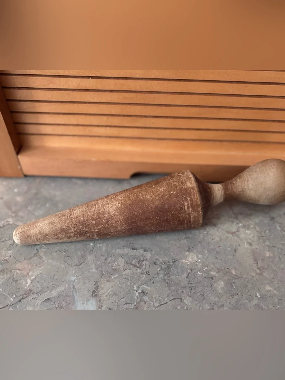 Metal Cone Strainer with Wooden Pestle